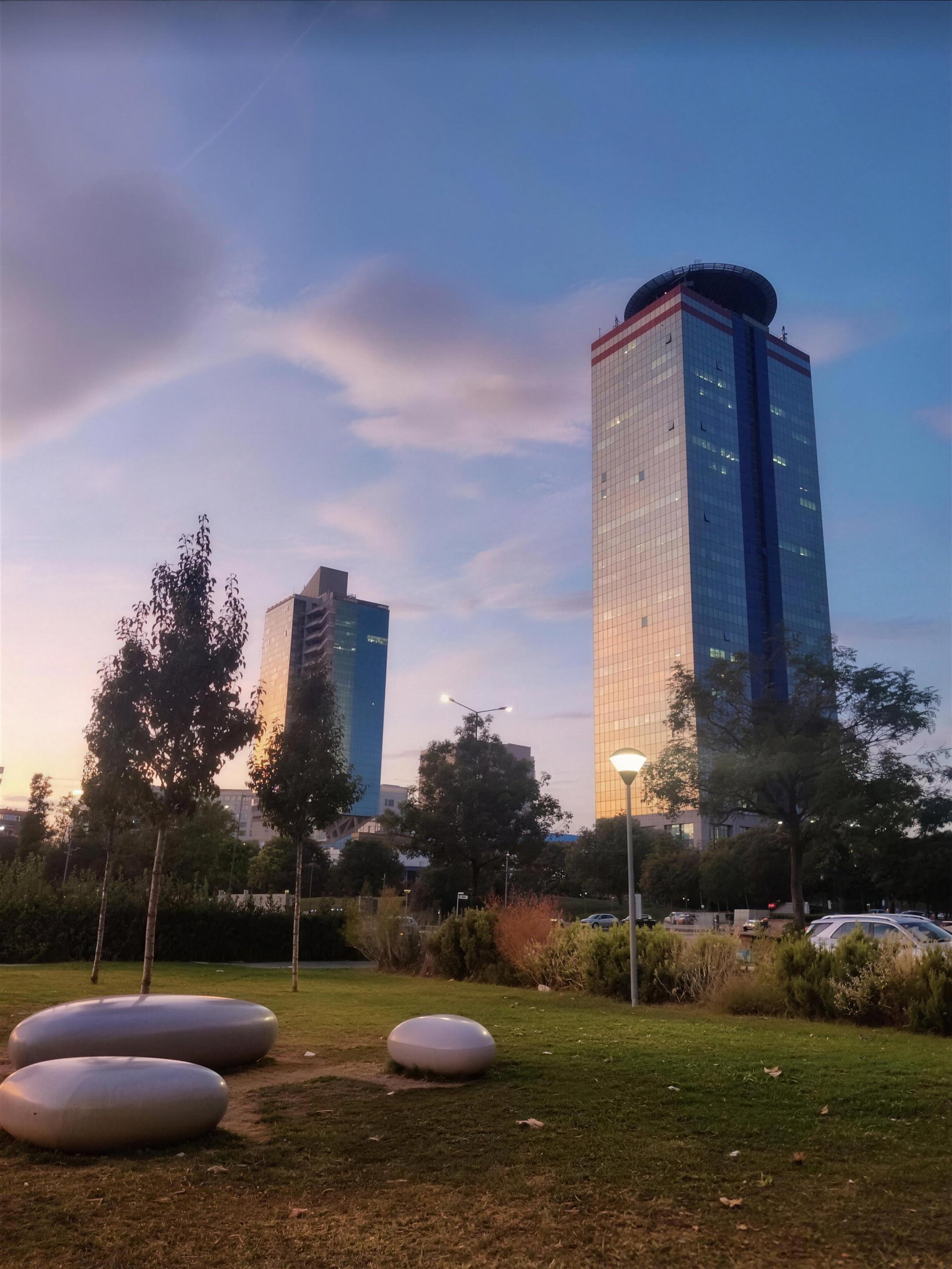 Brescia Due towers at dusk